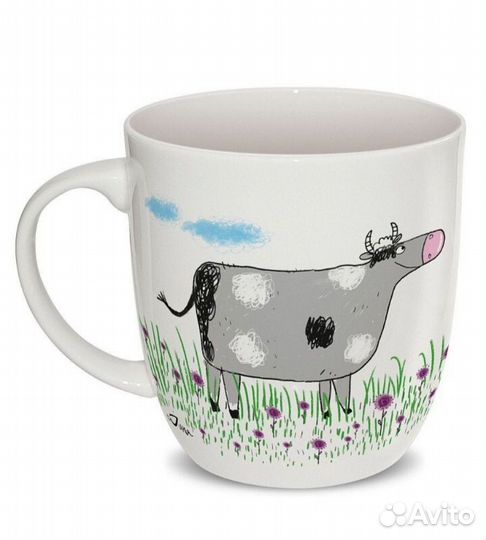 Кружка в подарочной упаковке Костяной фарфор