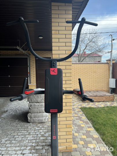 Турник брусья пресс 3 в 1 напольный