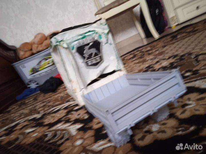 Газель игрушка фул тюн с прицепом