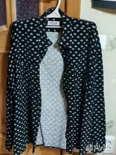 Рубашка вельветовая