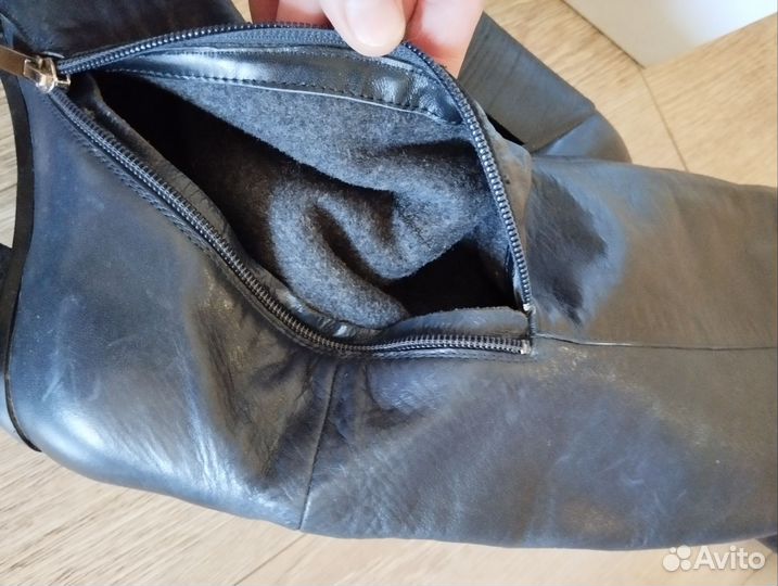 Сапоги женские натуральная кожа 38