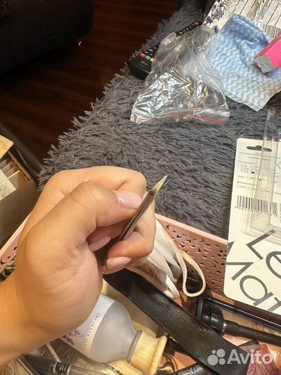 Пинцет для ресниц Le mat