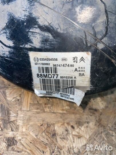 Вакуумный усилитель тормозов Citroen C4 B7 TU5GP4