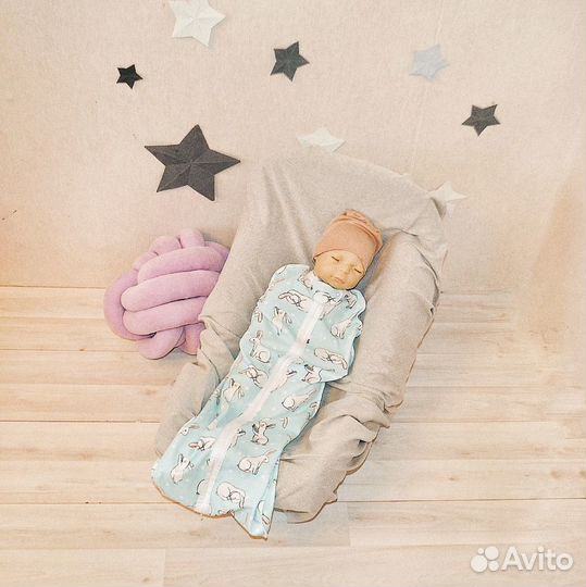 Пеленка кокон на молнии новые