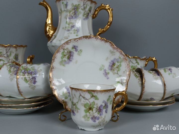 Старинный фарфоровый сервиз. Limoges
