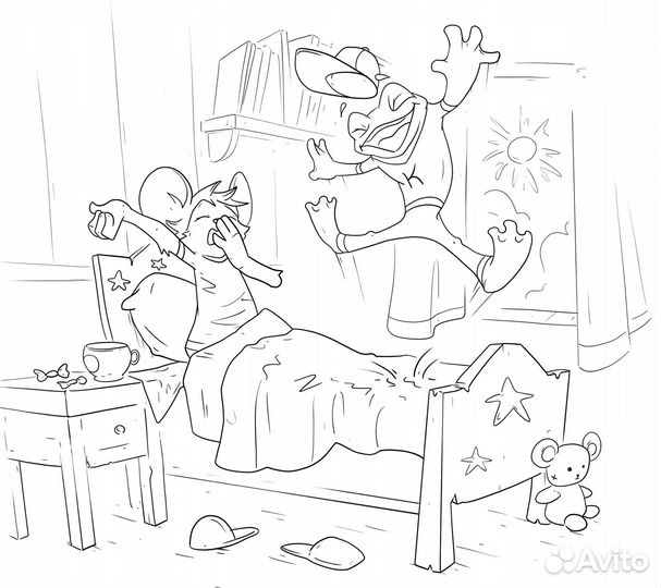 Добрые сказки-раскраски