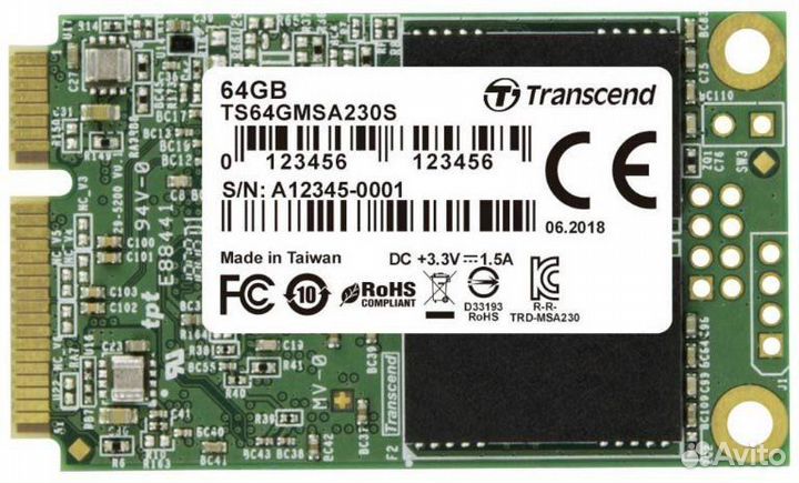 Накопитель SSD 64Gb Transcend 230S (TS64gmsa230S)