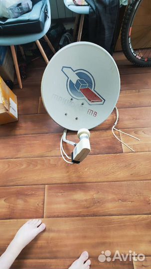 Спутниковая тарелка МТС с роутером