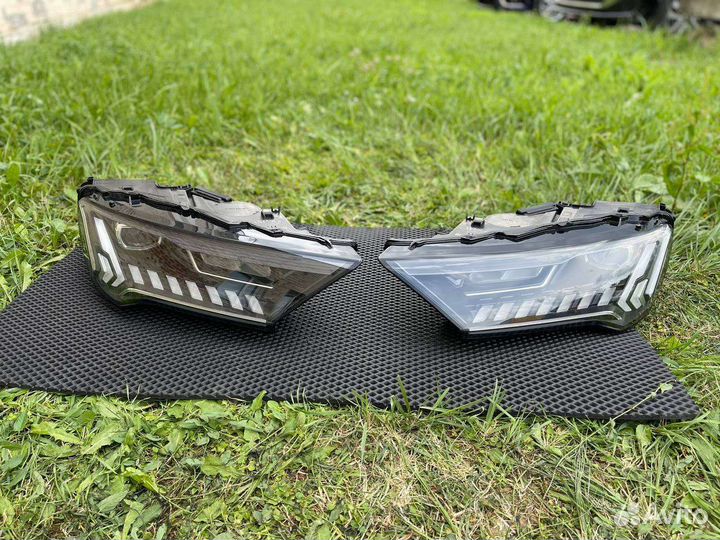 Audi Q7 4m рестайлинг фары матричные matrix