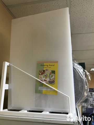 Доска разделочная 600х400х18 мм белый полипропилен