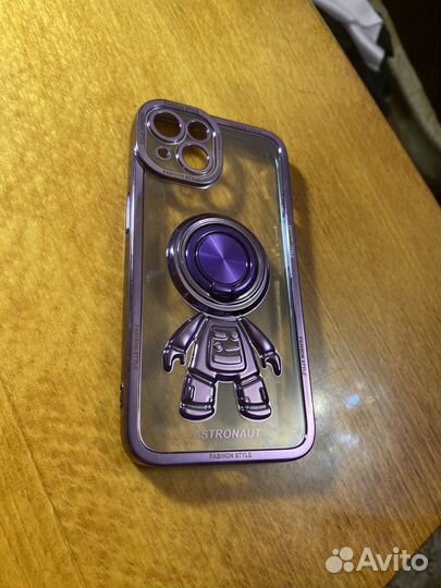 Чехол для iPhone 14 с кольцом-держателем