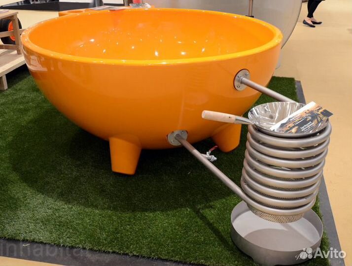 Термо купель из стеклопластика DutchTub с печкой