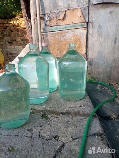 Бутыль стеклянная