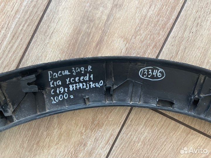 Накладка крыла задняя правая Kia Xceed 1 С 2019