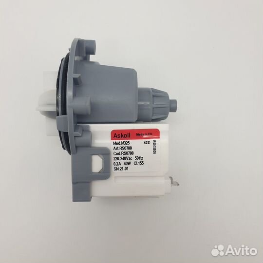 Насос Асколл.Помпа для стиральной машины
