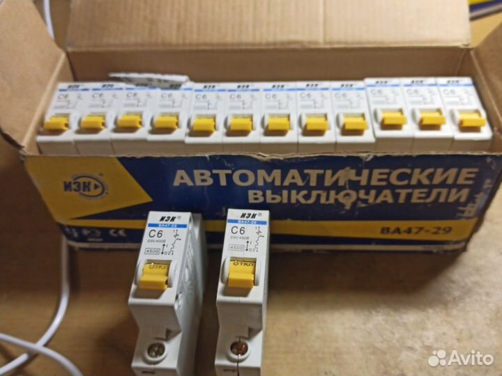 Автоматический выключатель iek С6