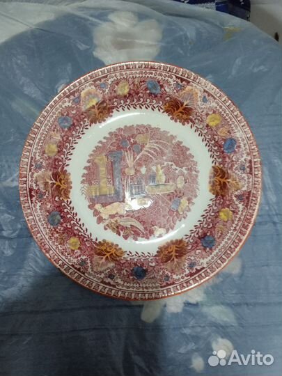 Антикварная тарелка Кузнецова
