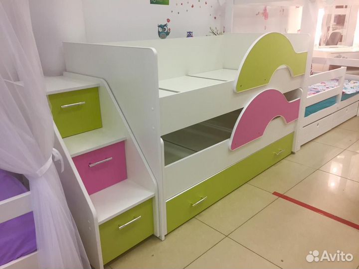 Детская двухьярусная кровать