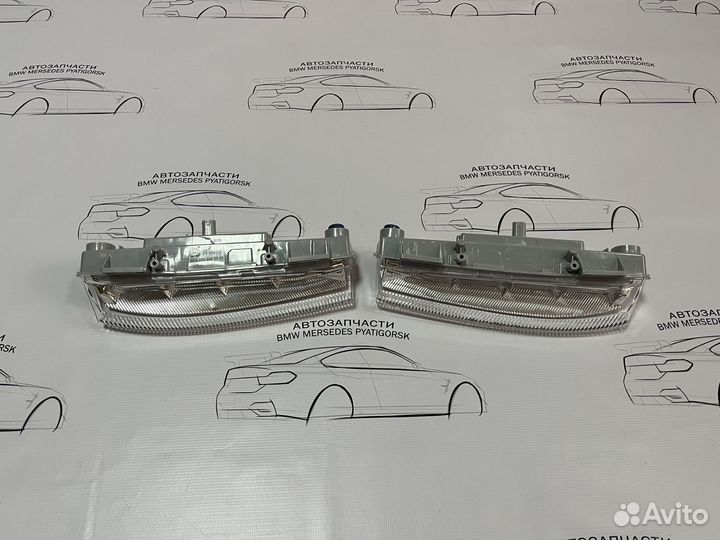 Диодные противотуманки Mercedes w204 рест w212 дор