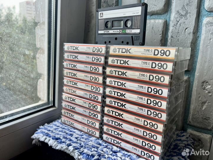 Аудиокассеты TDK D-90, из 80-х