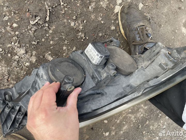 Фара передняя левая opel astra H хром