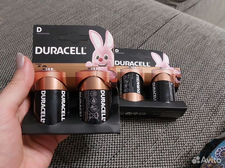 Батарейки duracell d