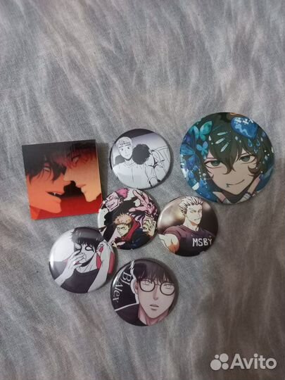 Значки с аниме