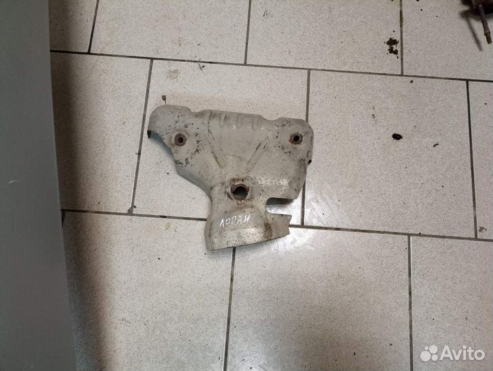 Защита выпускного коллектора renault logan