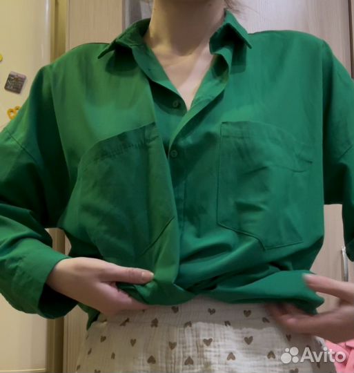 Блуза женская зеленая