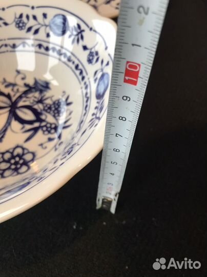 Столовый сервиз синий лук Kahla