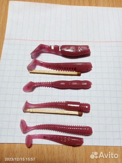 Силиконовые приманки для микроджига