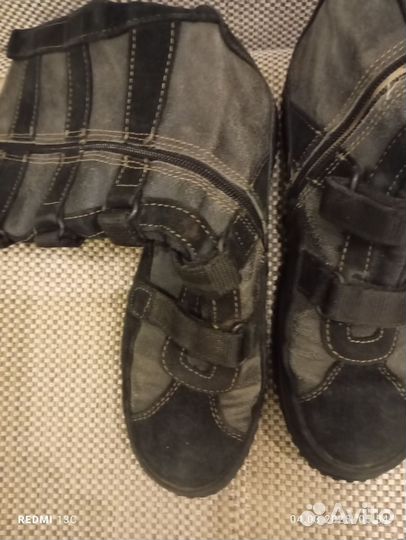 Сапоги кроссовки 40 р-р натур кожа