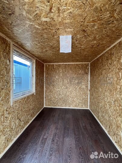 Бытовка 3х2.4 м в осб с линолеумом