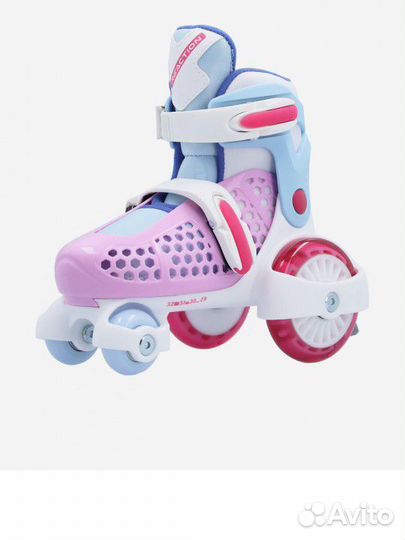 Роликовые коньки детские раздвижные + шлем