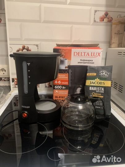 Кофеварка капельная delta lux