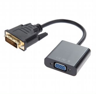 Переходник конвертер DVI-D) VGA, эмулятор монитора