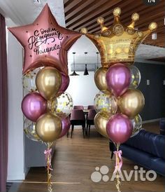Шарики для девочки на день рождение