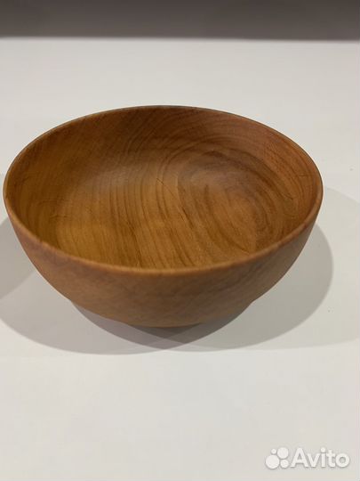 Тарелка из дерева ольхи