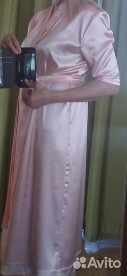 Халат атласный