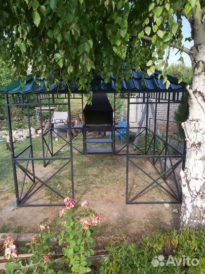 Беседка с мангалом