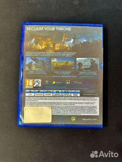 Final Fantasy 15 ps4 Б/У