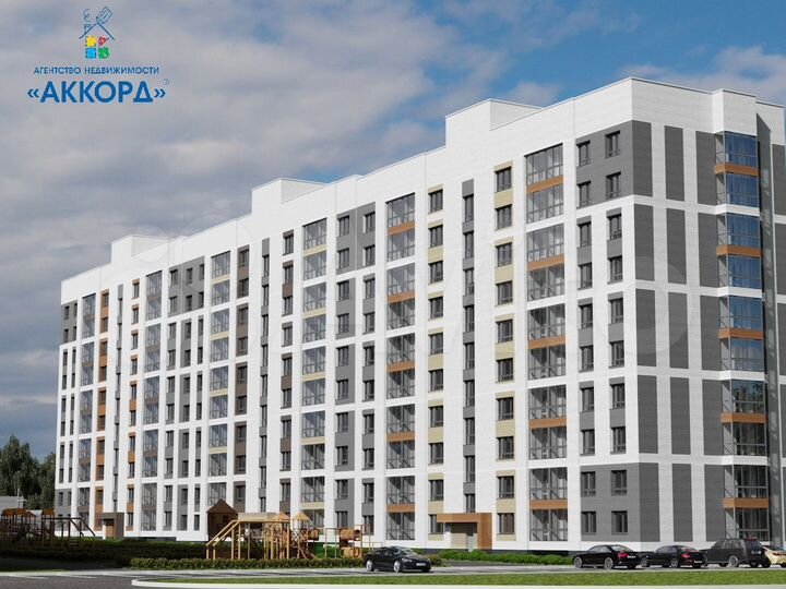 2-к. квартира, 33,8 м², 1/10 эт.