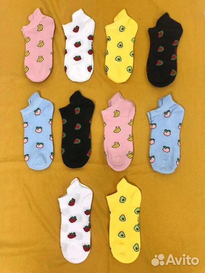 Новые носки женские Короткие носки цветные спорт