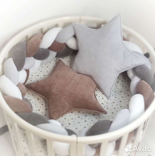 Косичка бортик в кроватку