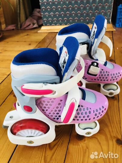 Роликовые коньки детские раздвижные reaction