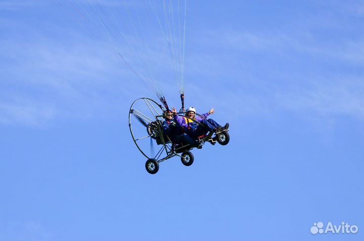 Полёт на параплане в Перми