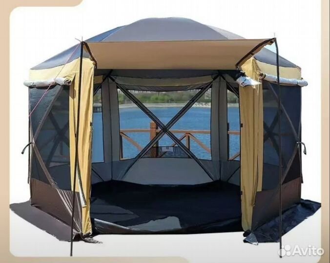 Тент шатер для дачи и отдыха 360*360 и 300*300