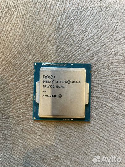 Процессор intel celeron с кулером