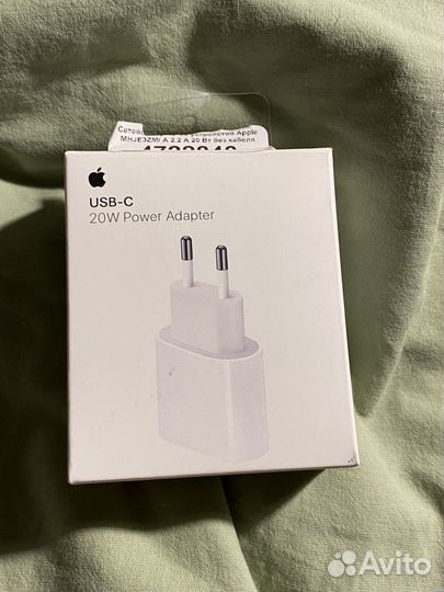 Адаптер apple 20w