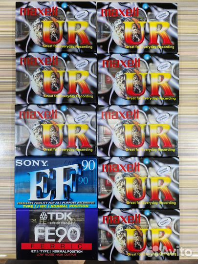 Аудиокассеты новые запечатанные